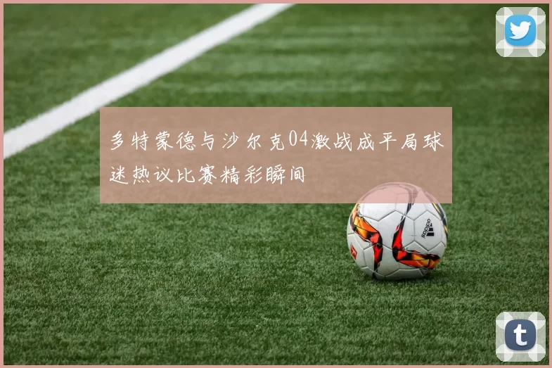 多特蒙德与沙尔克04激战成平局球迷热议比赛精彩瞬间